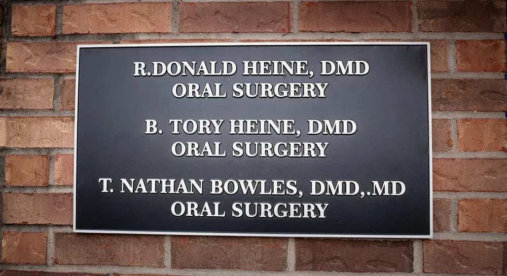 Sign with all doctor names